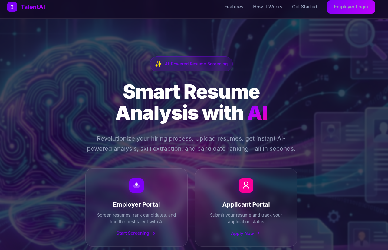 TalentAI HR Management System